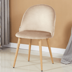 Lucia Halo Dining Set, a Table and Chairs Set of 4, White/Grey - Joe’s Haven