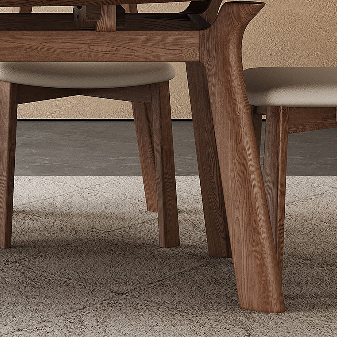 Aitken Round Folding Dining Table, Solid Wood - Joe’s Haven