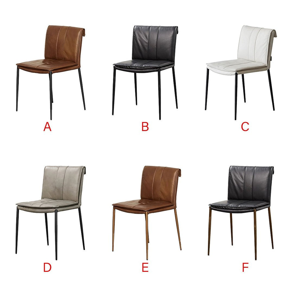 D'Amato Dining Chair, Leather - Joe’s Haven
