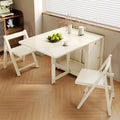 Salgado Folding Dining Table With Storage, Solid Wood - Joe’s Haven