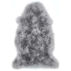 Genuine Grey Sheepskin Faux Fur Rug - Joe’s Haven