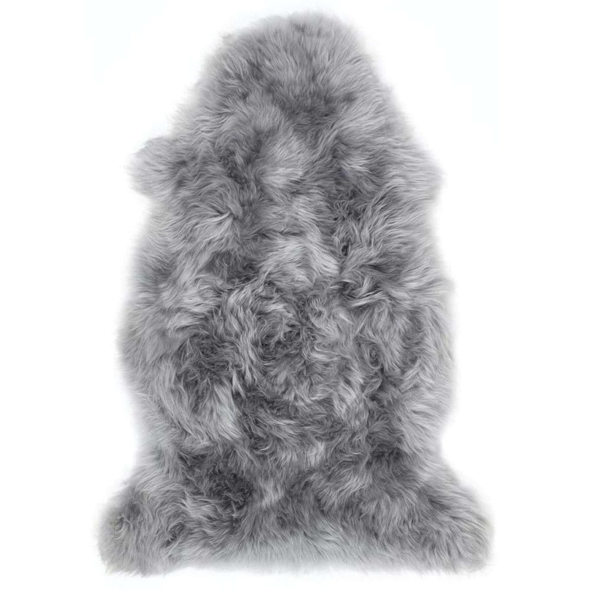 Genuine Grey Sheepskin Faux Fur Rug - Joe’s Haven