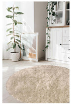 Soft Washable Beige Shaggy Rug | SA-02 - Joe’s Haven