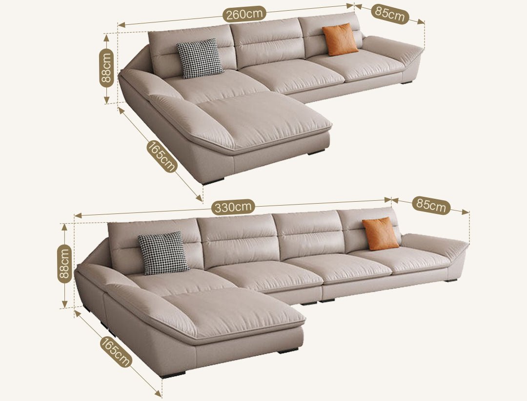 A900 Quinn Four Seater, Four Seater Corner Sofa, Leathaire - Joe’s Haven