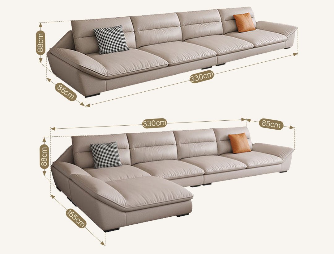 A900 Quinn Four Seater, Four Seater Corner Sofa, Leathaire - Joe’s Haven