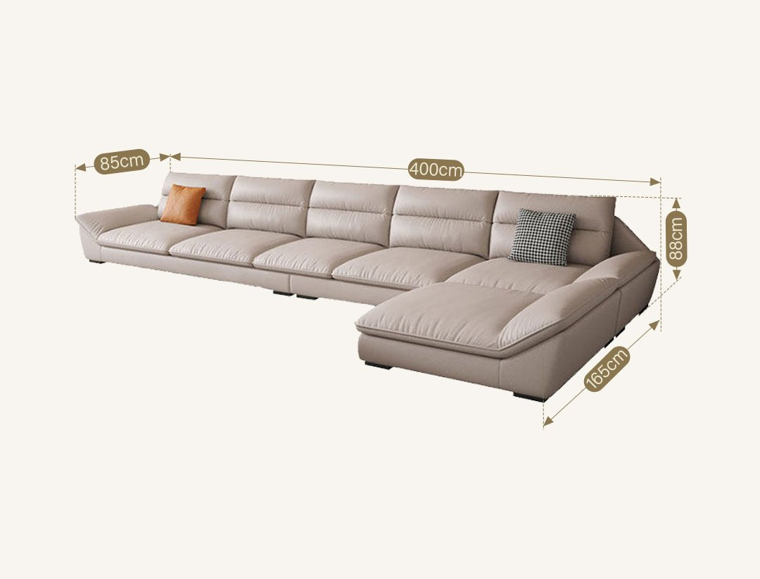 A900 Quinn Four Seater, Four Seater Corner Sofa, Leathaire - Joe’s Haven