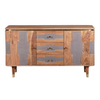 Berkley Acacia Wood 2 Doors 3 Drawers Sideboard - Joe’s Haven