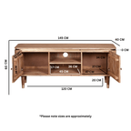 Berkley Acacia Wood TV unit - Joe’s Haven