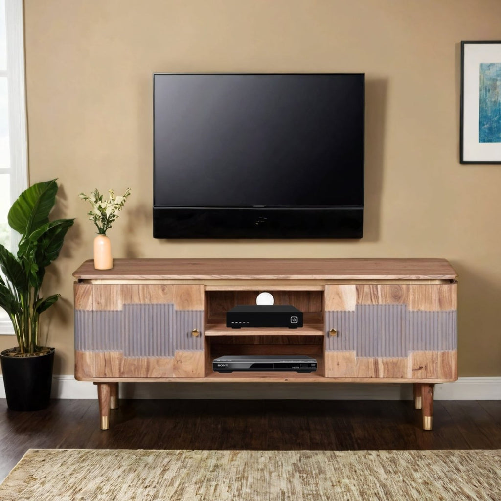 Berkley Acacia Wood TV unit - Joe’s Haven