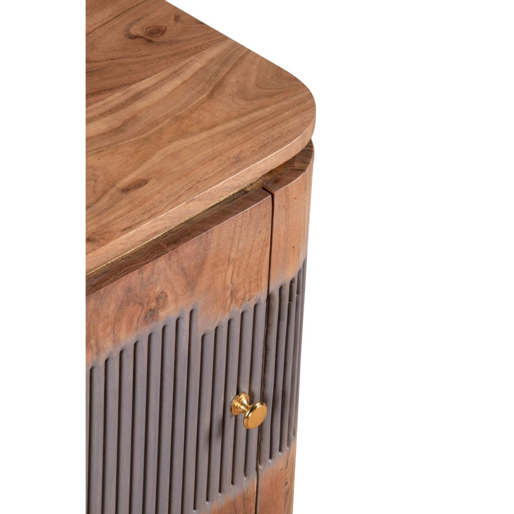 Berkley Acacia Wood Bedside Table - Joe’s Haven