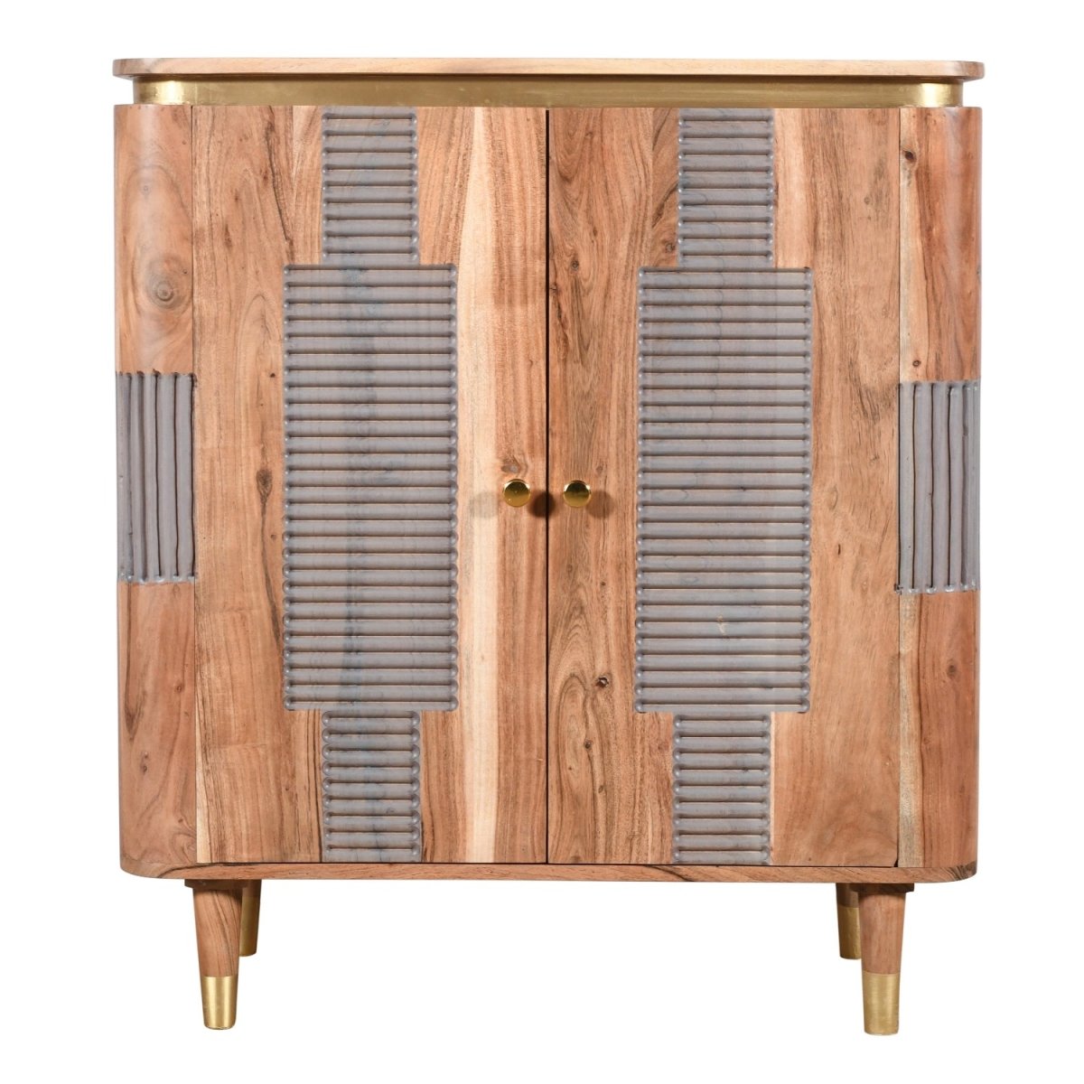 Berkley Acacia Wood 2 Doors Sideboard - Joe’s Haven