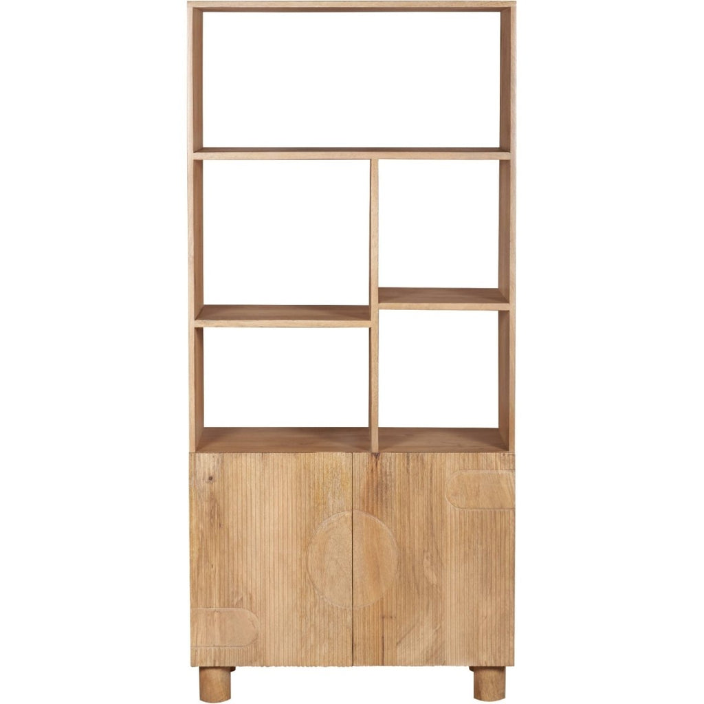 Ajmer Solid Wood Bookcase - Joe’s Haven