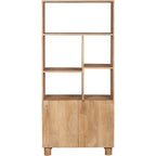 Ajmer Solid Wood Bookcase - Joe’s Haven