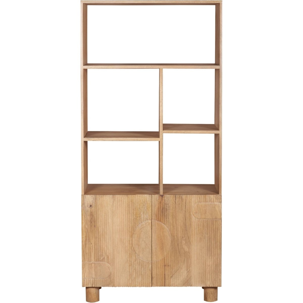 Ajmer Solid Wood Bookcase - Joe’s Haven