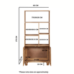 Ajmer Solid Wood Bookcase - Joe’s Haven
