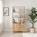 Ajmer Solid Wood Bookcase - Joe’s Haven