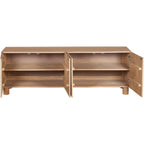 Ajmer Solid Wood Large Low Board TV Cabinet - Joe’s Haven
