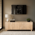 Ajmer Solid Wood Large Low Board TV Cabinet - Joe’s Haven