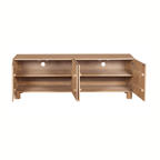 Ajmer Solid Wood Large Low Board TV Cabinet - Joe’s Haven