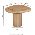 Ajmer Solid Wood Side Table - Joe’s Haven