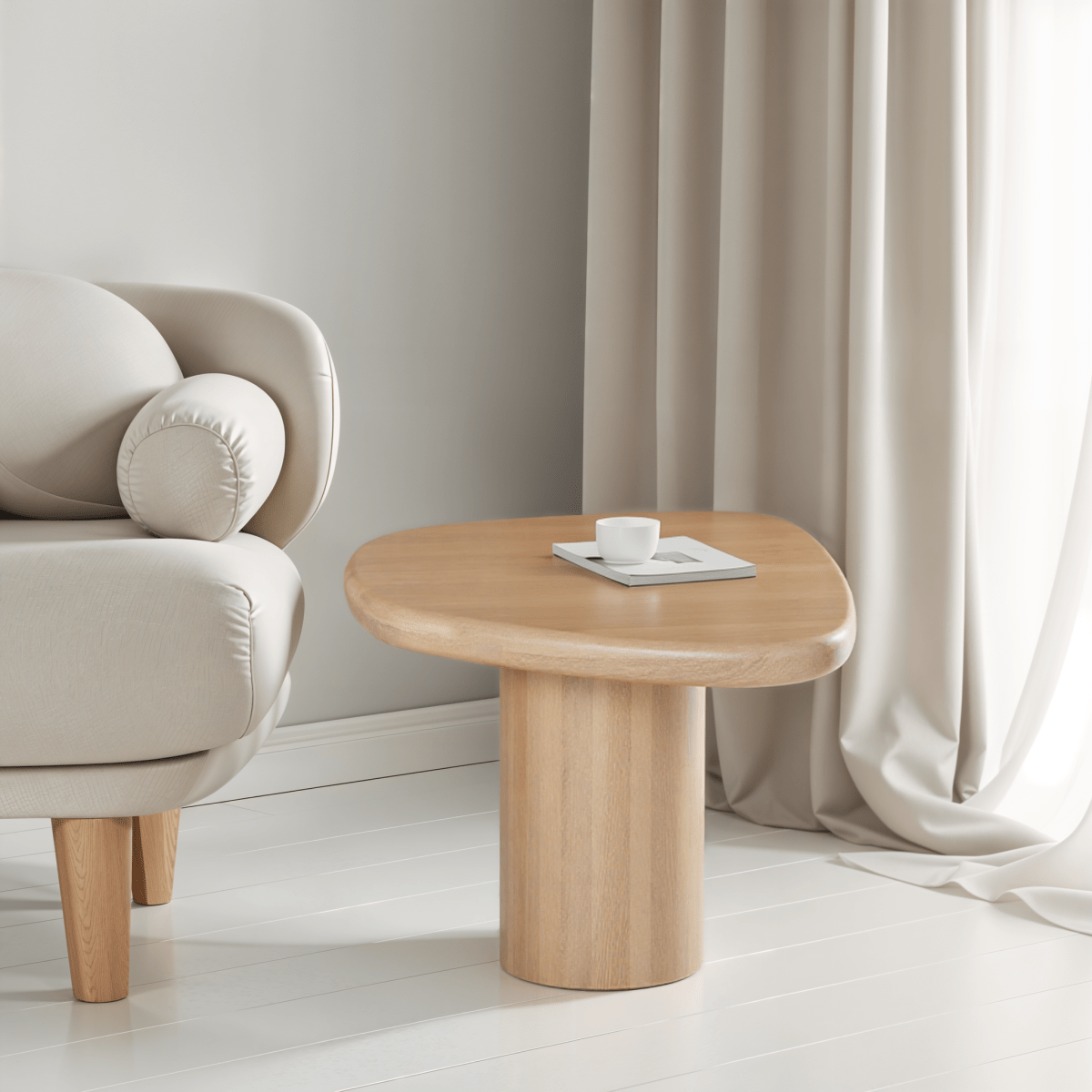 Ajmer Solid Wood Side Table - Joe’s Haven