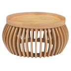 Jodhpur Solid Wood Small Round Low Coffee Table - Joe’s Haven