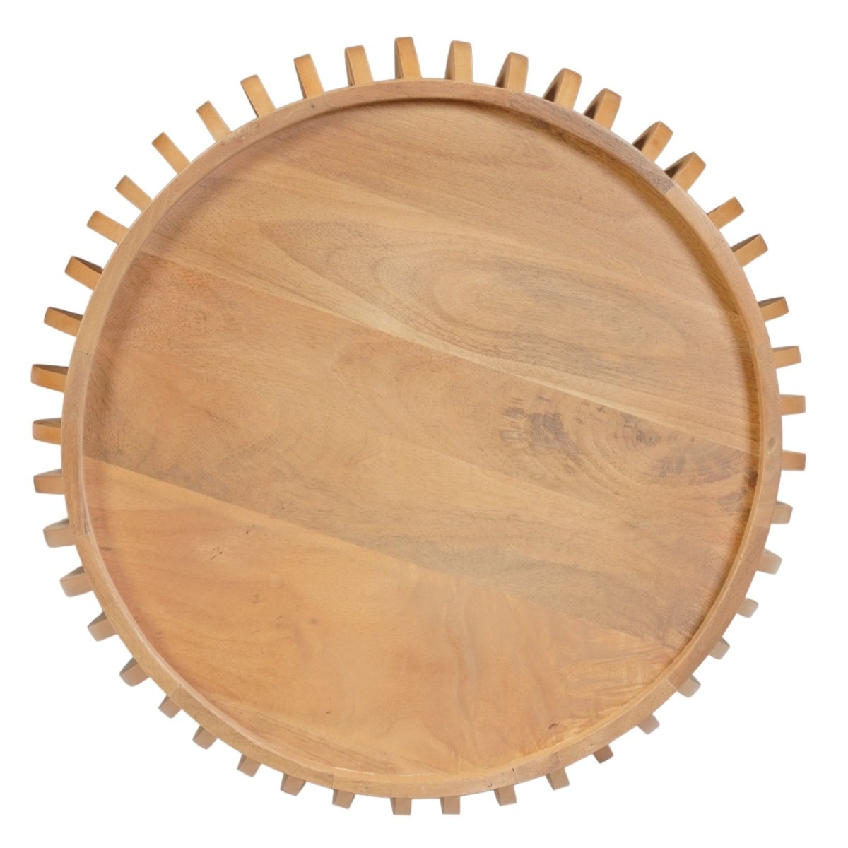 Jodhpur Solid Wood Small Round Low Coffee Table - Joe’s Haven