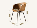 Herron Dining Chair, PU Leather - Joe’s Haven