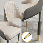 A Set of 2 Scott Dining Chairs, PU Leather - Joe’s Haven
