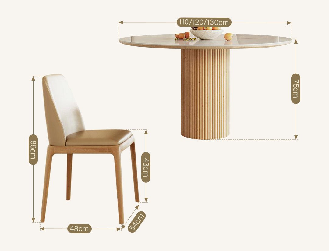 A Set of 2 Sienna Dining Chairs, White - Joe’s Haven