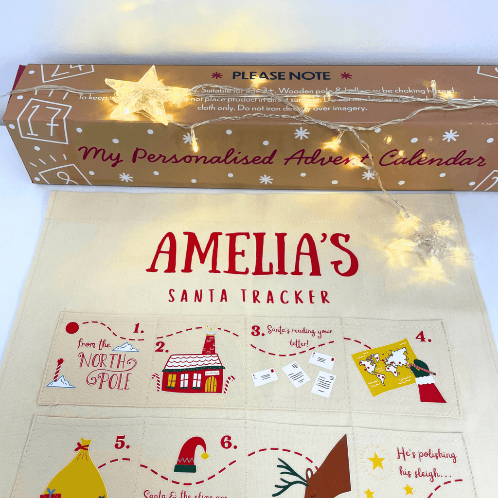Personalised Santa Tracker Advent Calendar | Custom Made for Kids & Family - Joe’s Haven