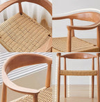 Abiram Rattan Dining Chair, Solid Wood - Joe’s Haven