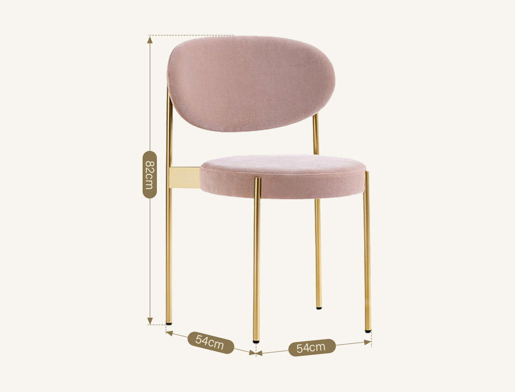 Ahmed Dining Chair, Velvet