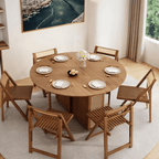 Ainsley Folding Extendable Dining Table, Wood - Joe’s Haven