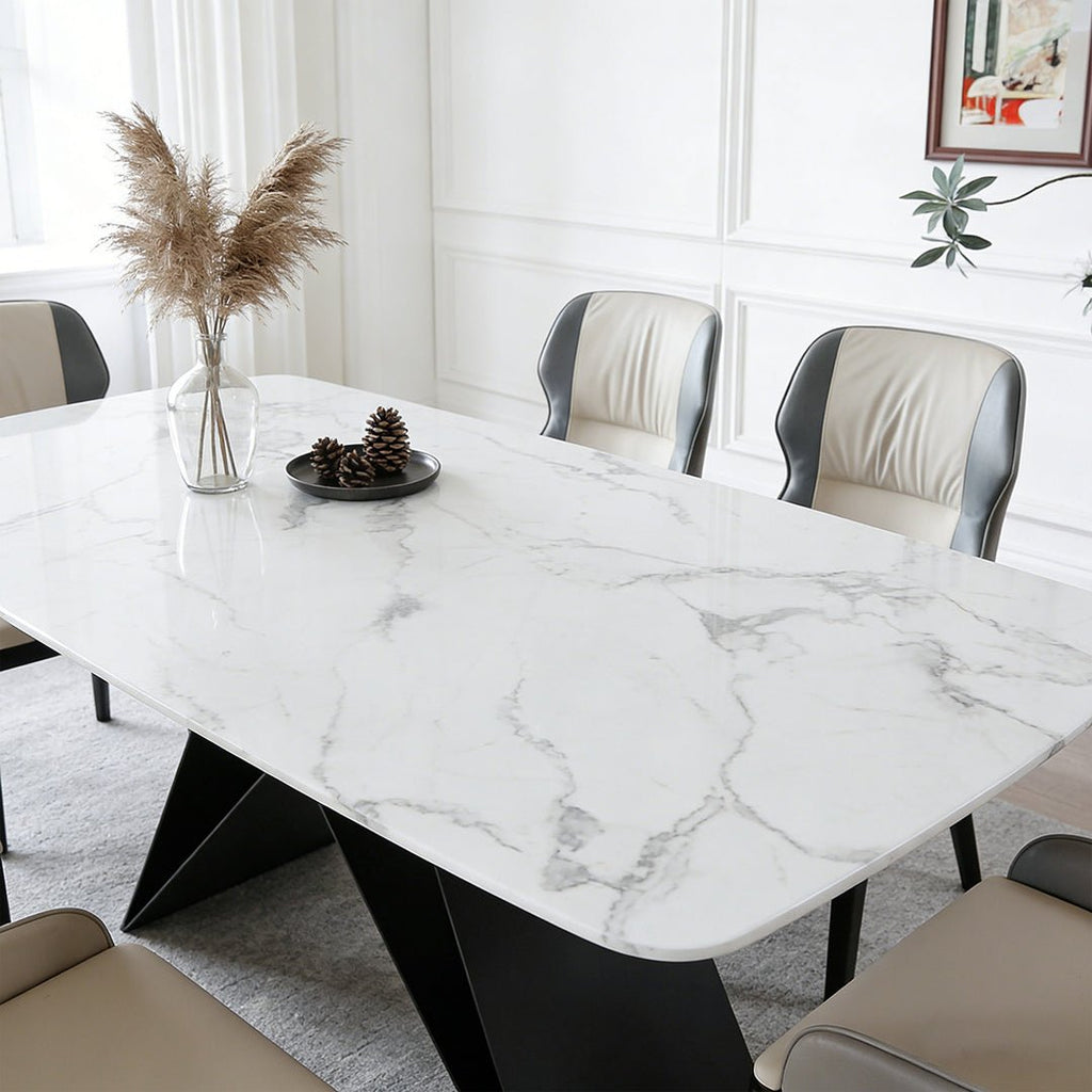 Amsterdam Dining Table, Sintered Stone - Joe’s Haven
