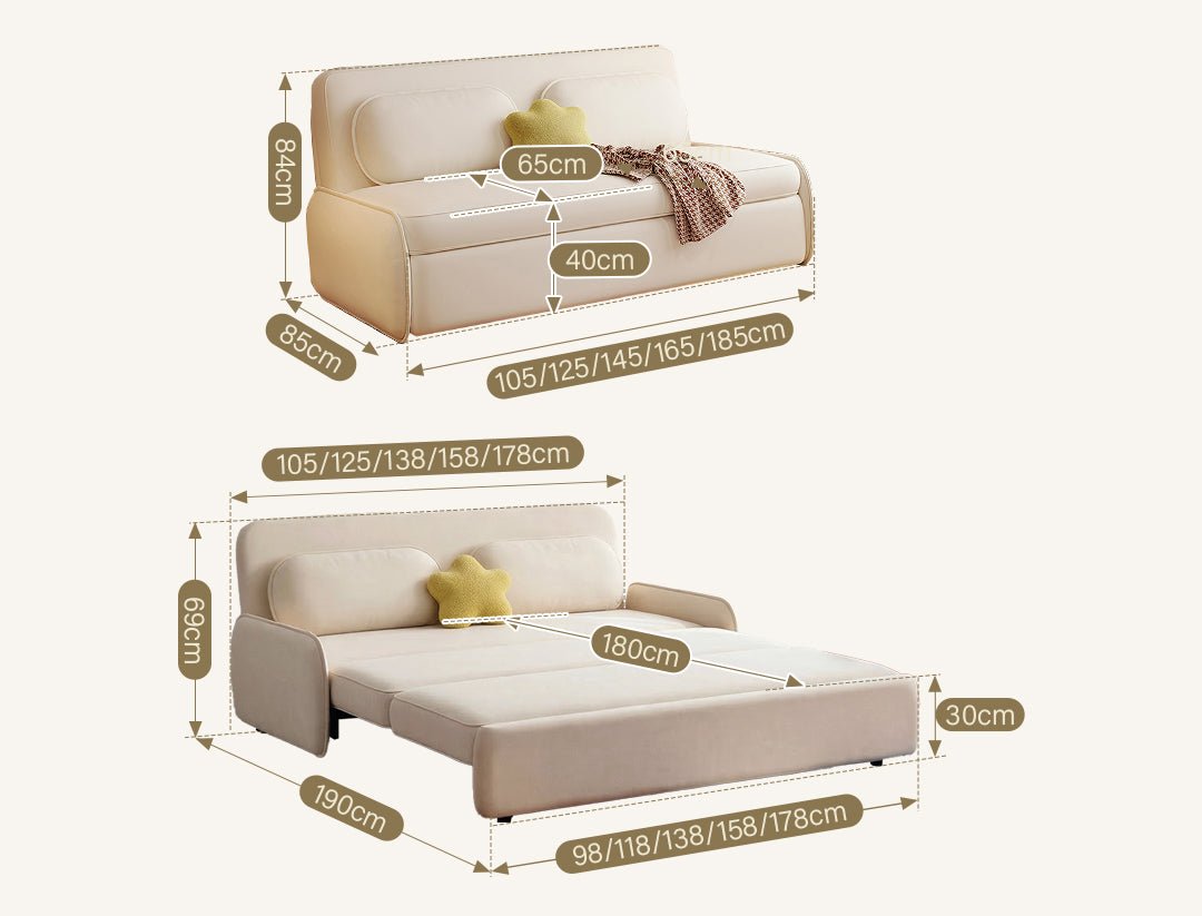 Ari Two Seater Sofa Bed, More Colours - Joe’s Haven