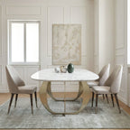 Arpen Dining Table, Marble, Dining Table Set - Joe’s Haven