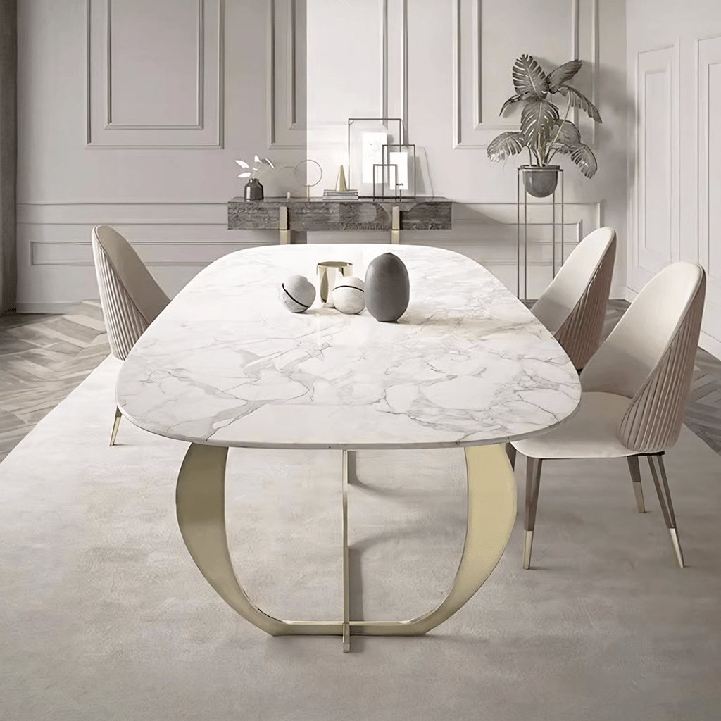 Arpen Dining Table, Marble, Dining Table Set - Joe’s Haven