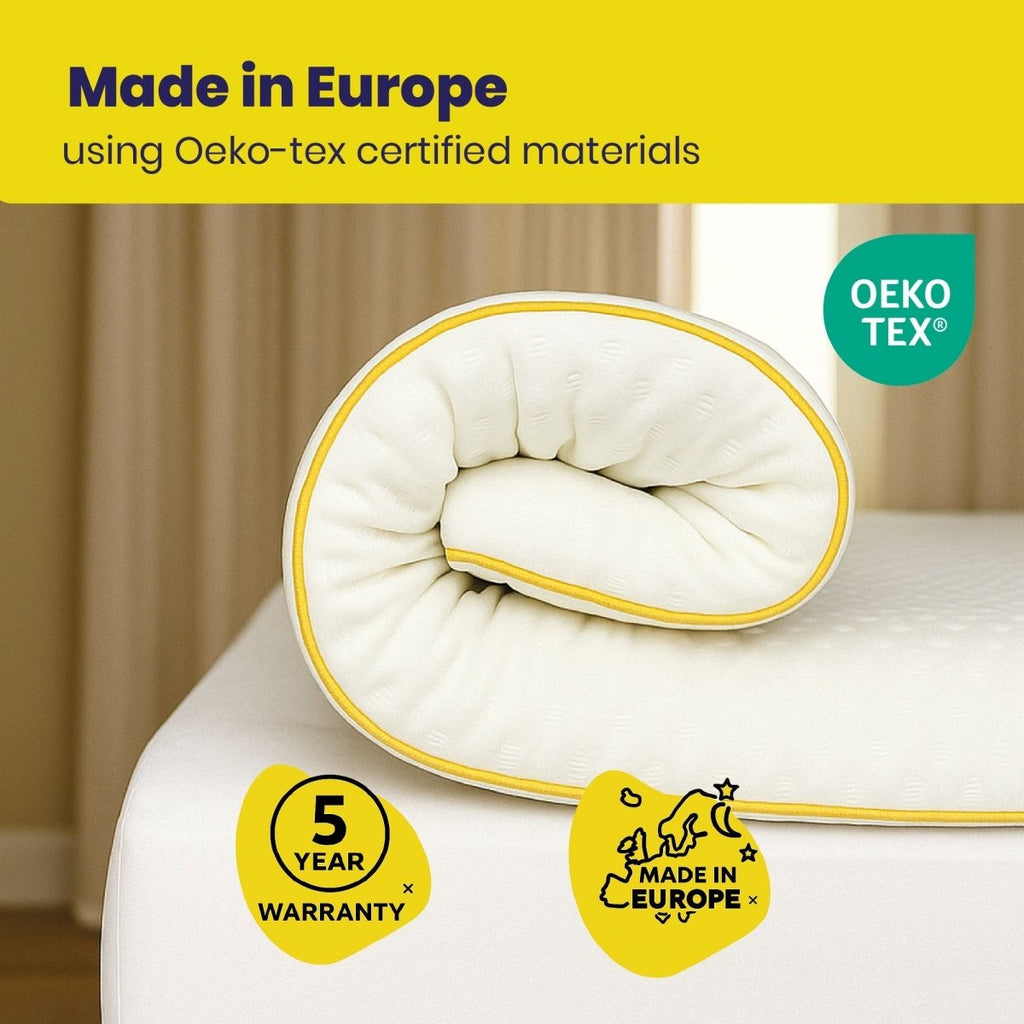 Brightr® Aurora Deluxe 2 in 1 Best Memory Foam mattress topper - Medium Firm - Joe’s Haven