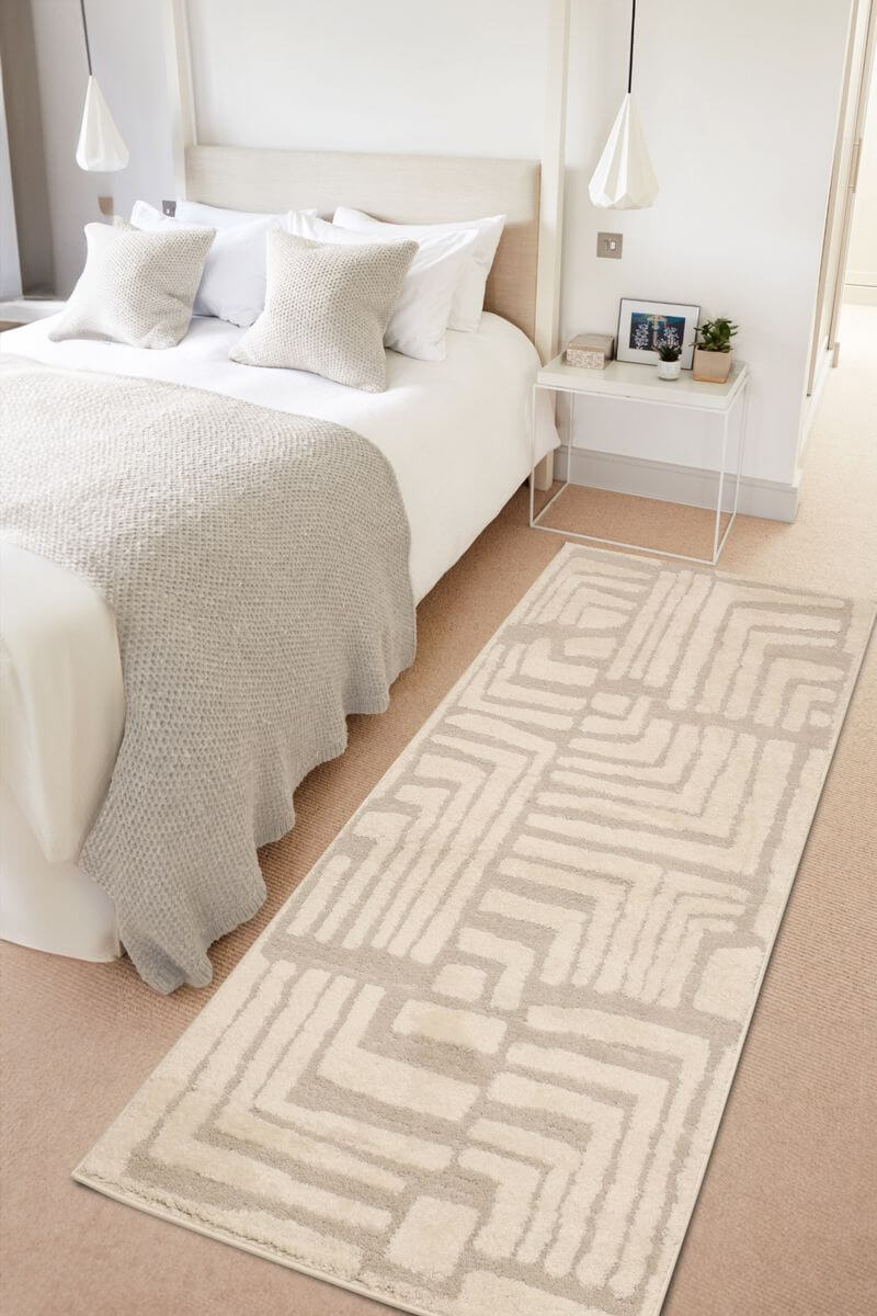 Ava Pave Wave Illusion Rug – Cream Abstract - Joe’s Haven