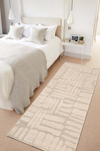 Ava Pave Wave Illusion Rug – Cream Abstract - Joe’s Haven