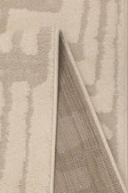 Ava Pave Wave Illusion Rug – Cream Abstract - Joe’s Haven