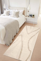 Ava Pave Wave Illusion Rug – Cream Abstract - Joe’s Haven