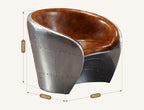 Aviator Pilot Armchair, Loft Style