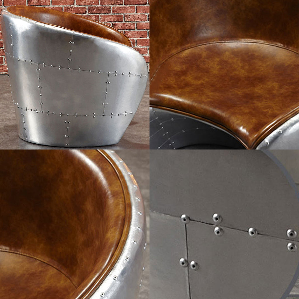 Aviator Pilot Armchair, Loft Style