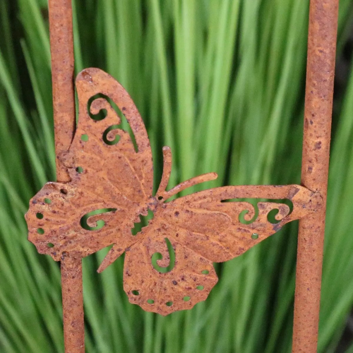 Bansari Flower Bird Feeder Rusted Metal Finish - Joe’s Haven