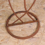 Bansari Flower Bird Feeder Rusted Metal Finish - Joe’s Haven
