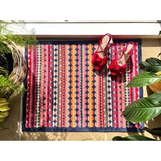 Eco-Friendly Washable Chevron Mat