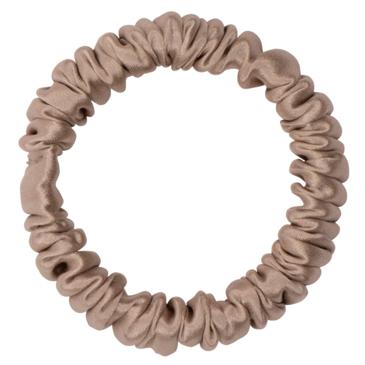 Light Tan Silk Scrunchie - Skinny - Joe’s Haven