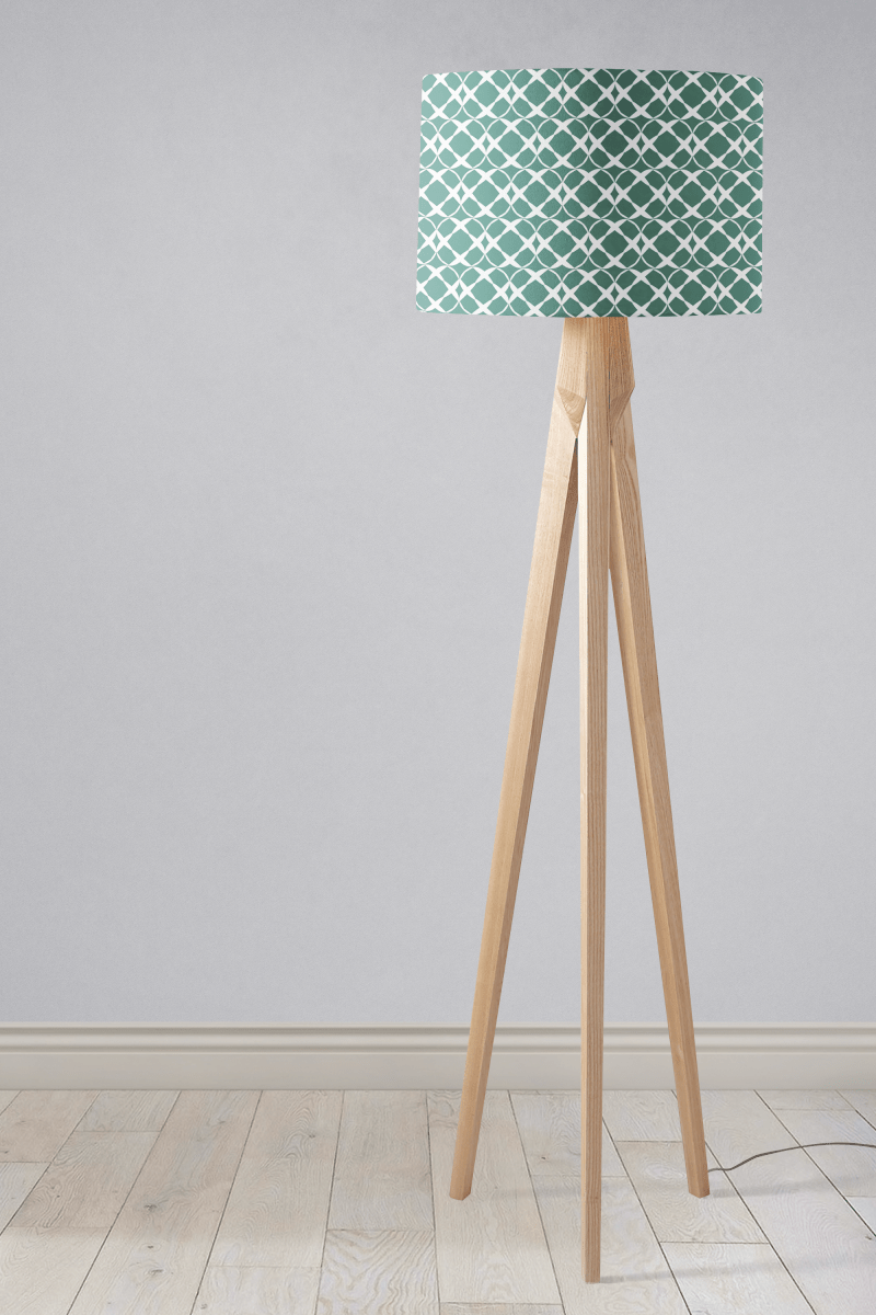 Green Geometric Lampshade, Ceiling or Table Lamp Shade - Joe’s Haven